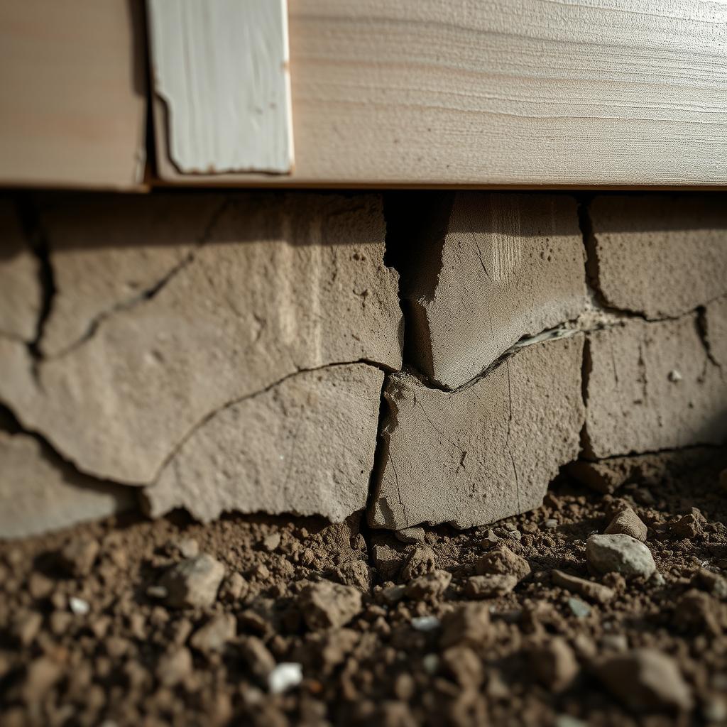 Broken house foundation representing selling as-is when you Sell Your House For Cash In Baltimore, MD