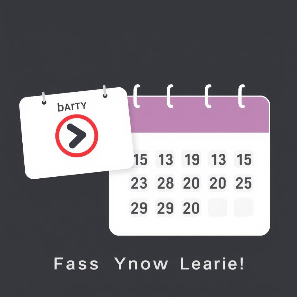 Calendar showing fast closing timeline for sell your house for cash New York NY process