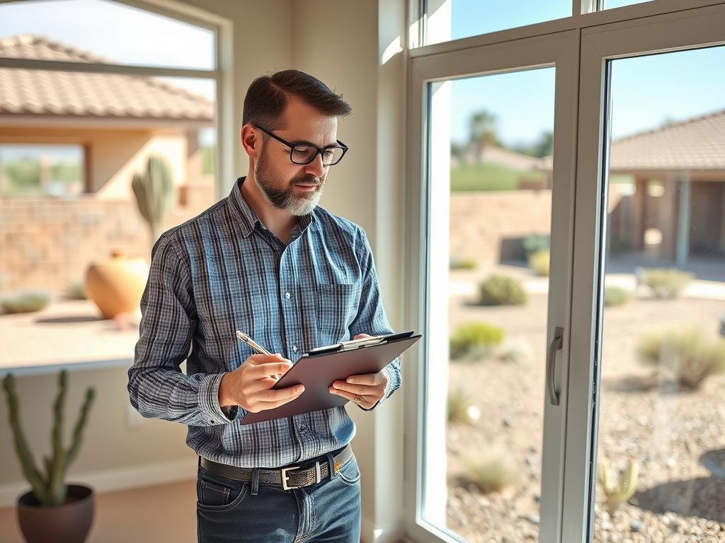 Cash buyer evaluating Phoenix property condition