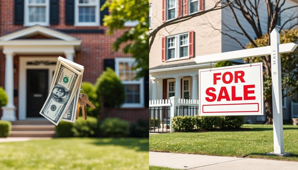 Comparison of cash vs traditional home sale in Washington DC