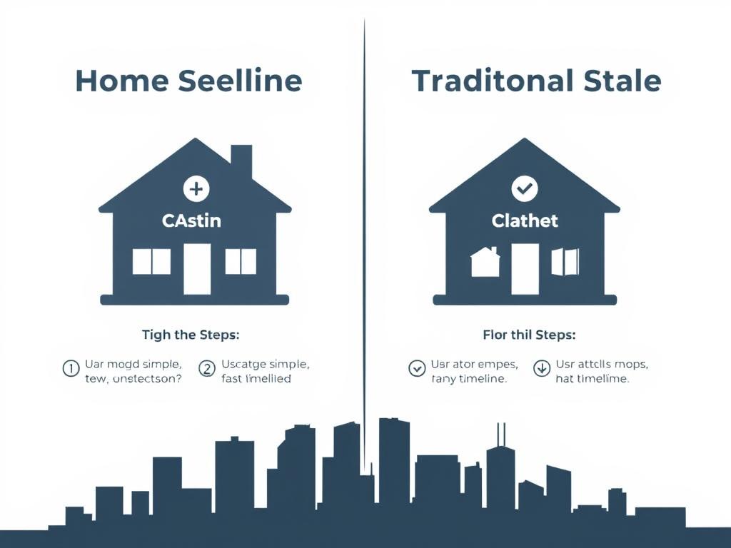 Comparison of cash vs traditional home sales in Detroit