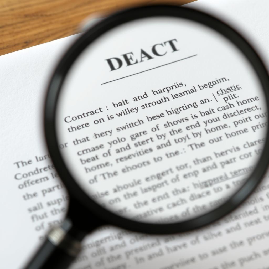 Contract with bait and switch tactics for New York cash home buyers