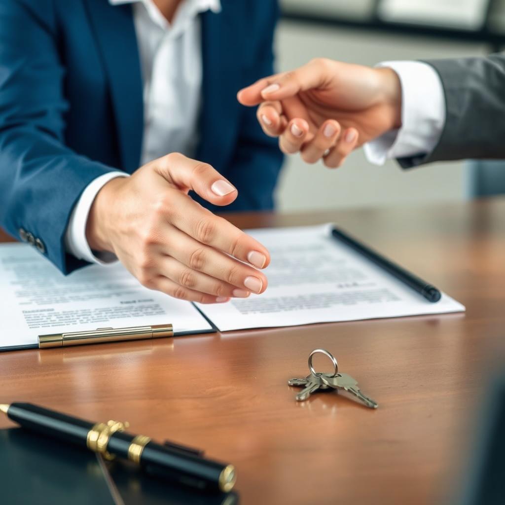Handshake between homeowner and cash buyer in Sacramento