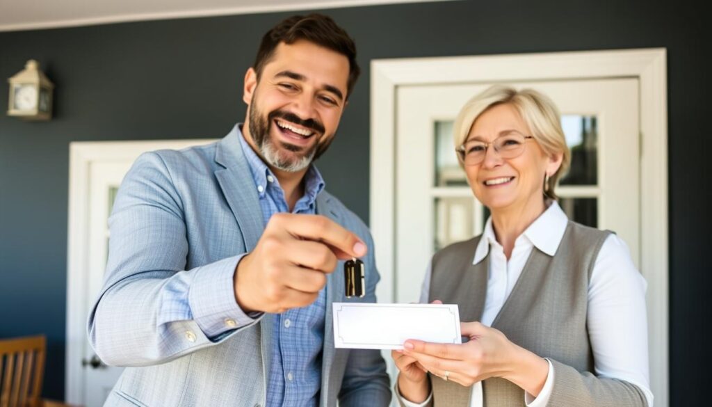 Happy Columbus homeowner after selling house for cash