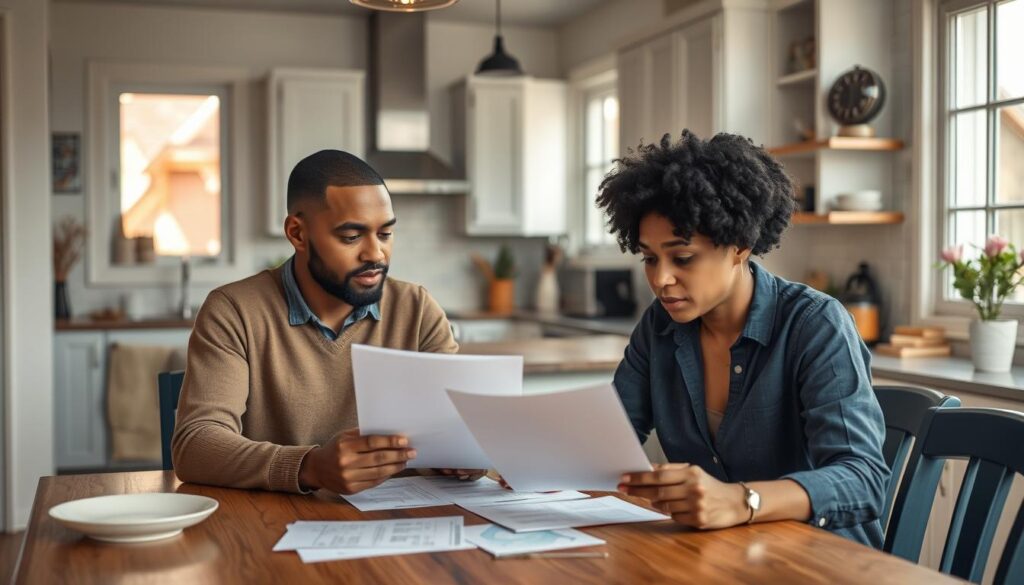 Homeowner interviewing cash home buyer in Detroit