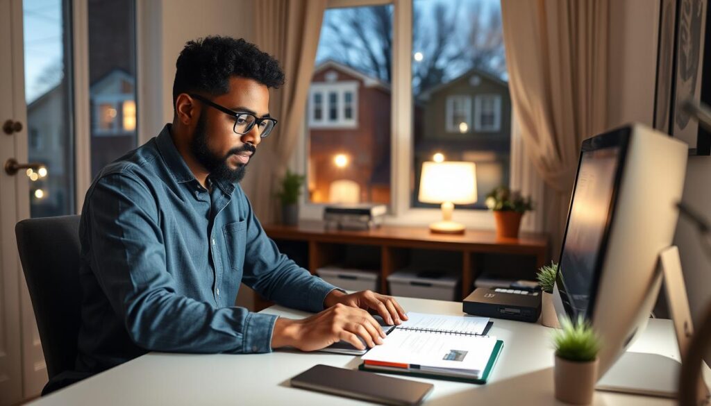 Homeowner researching reputable cash buyers in Washington DC