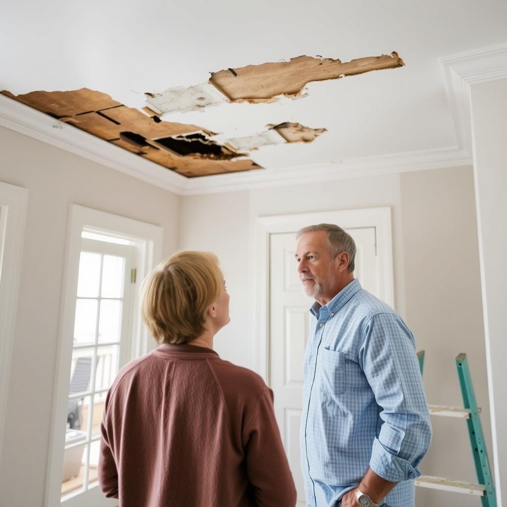 Homeowner with damaged property in Washington DC