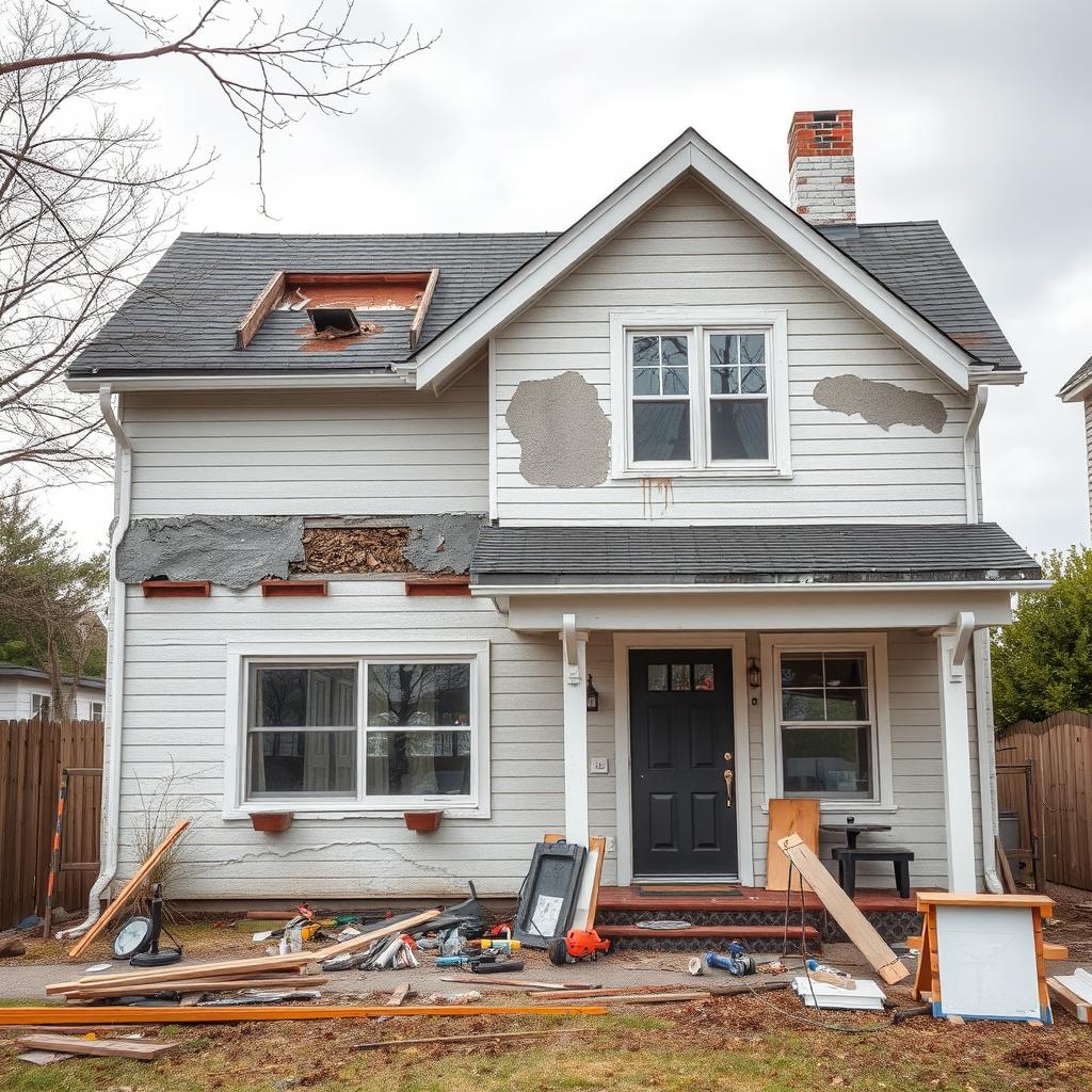 House with major repairs needed being sold as-is in Nashville