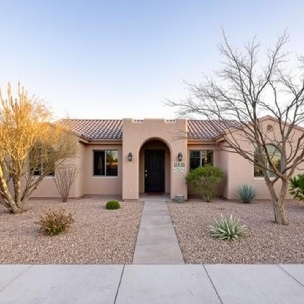 Older Tucson home that would require renovations for traditional sale