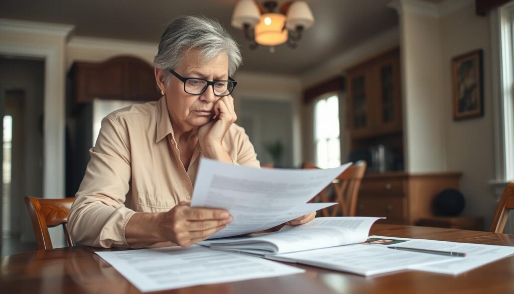 Person reviewing inherited property documents in Denver CO