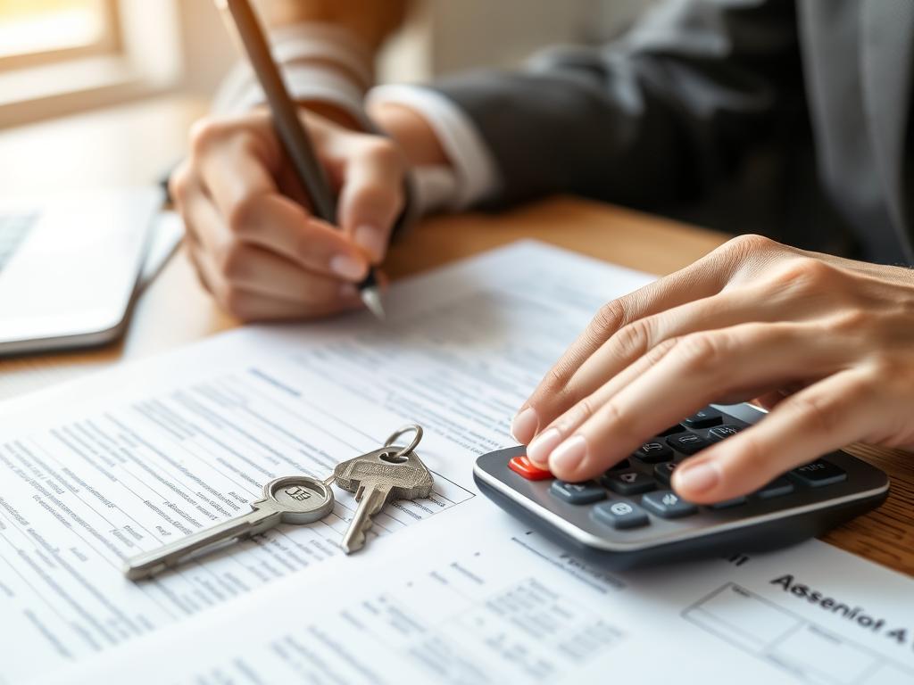 Person signing house selling documents in Austin, TX