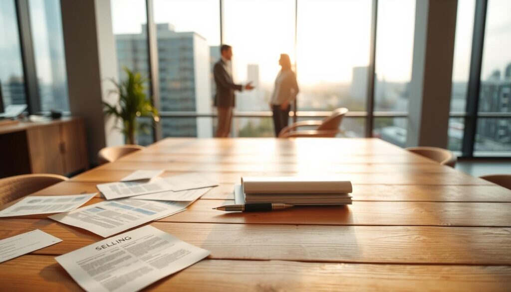 Transparent selling process